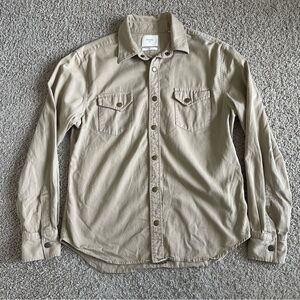Billy Reid Shoals Twill Button Down Long Sleeve Shirt